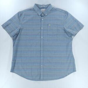 Original Penguin Munsingwear Heritage Slim Fit Striped Button Down Shirt XXL
